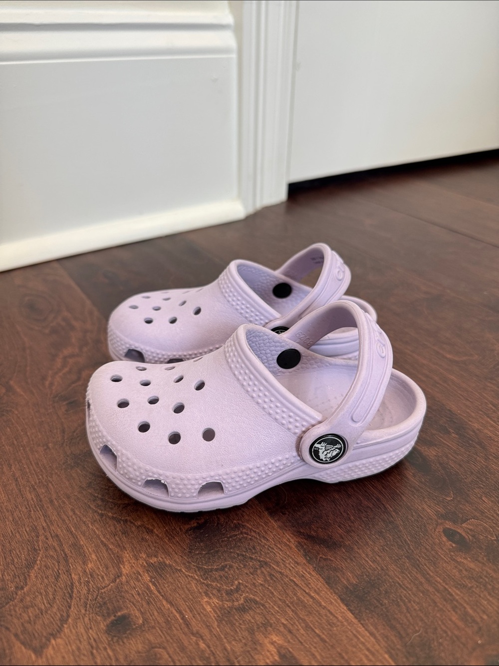 Crocs Girls Shoes Clogs Baby/Toddler Size 7 Lavender Lilac Purple